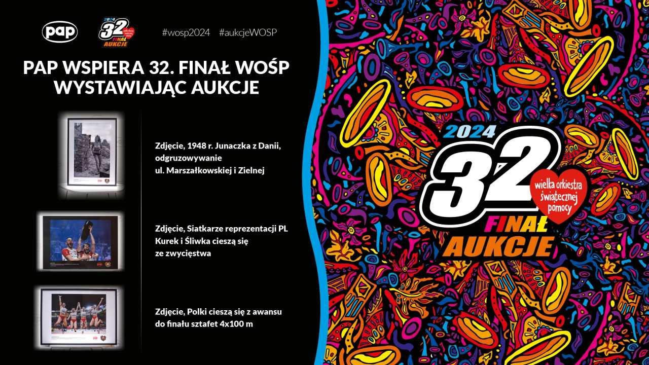 WOŚP/PAP - grafika